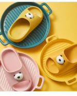 High quality soft EVA kids slippers indoor home slippers with bear for children