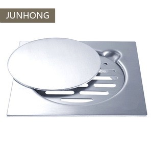 High quality square decorative stainless steel shower drain covers floor drain grate trap bathroom floor drain