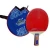 Import High quality table tennis bat with three table tennis ball poplar wood pingpong /table tennis bat /racket /paddle from China