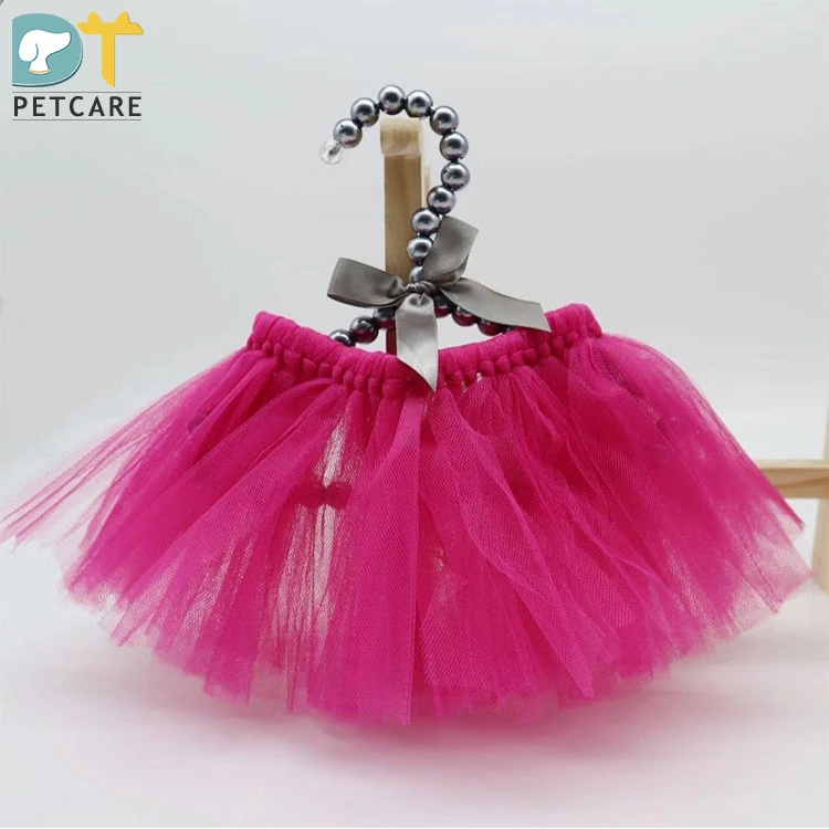 High-selling pet/dog  mesh tutu skirt  princess cosplay dress for dog pet wedding skirt