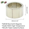 High temperature permanent neodymium n52 arc generator magnets