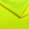 high visibility satin poly cotton fabric 65/35TC 190GSM safety reflective garment Fluorescence