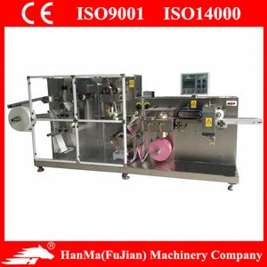 HM-P200 full automatic single piece wet wipes making machinery
