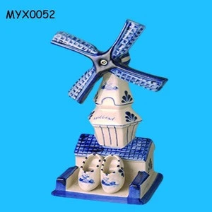 Holland blue&white decorative windmill for sale