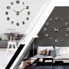 Home Good Decorative Mirror Atomic Cheap Wholesale Diy Wall Clock