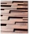 Import Home hotel veneer decorative solid wood mosaic wall cloth recycled panel from China