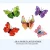 Import Homesun 3D Butterfly Wall Decor Birthday party Decorations Butterfly Cake Decorations Removable Pink Butterfly from China