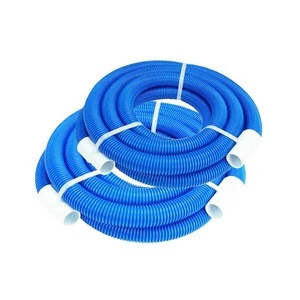 Hose manufacturer 1.5inch 2inch flexible corrugated plastic EVA PE swimming pool cleaner suction pipe hose with cuffs