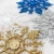 Import Hot Christmas ornaments pendant, Christmas decorations 10CM plastic snowflakes, Christmas tree decoration from China