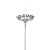 Import hot dipped gavanized 100w height street lighting poles price high mast light pole from China