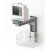 Import Hot-Hospital Use Bedside Mobile hospital trolly&amp; Monitor Trolley with Basket from China