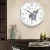 Import Hot Sale 14 Inch Clocks Home Decorative Metal Wall Clock Abs Creative Quartz Wall Clock from China