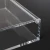 Import hot sale custom clear acrylic boxes with hinged lids and logo from China