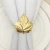 Import Hot sale gold leaves napkin ring tableware napkin ring for wedding from China