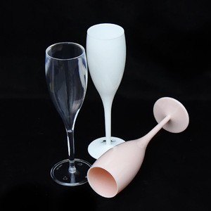 hot sale hotel 130ml Drinking Glasses Cup acrylic Plastic Champagne Cups Glass Wine Glass