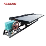 Hot sale mineral gold chrome ore processing separator shaking table popular in African and South Africa