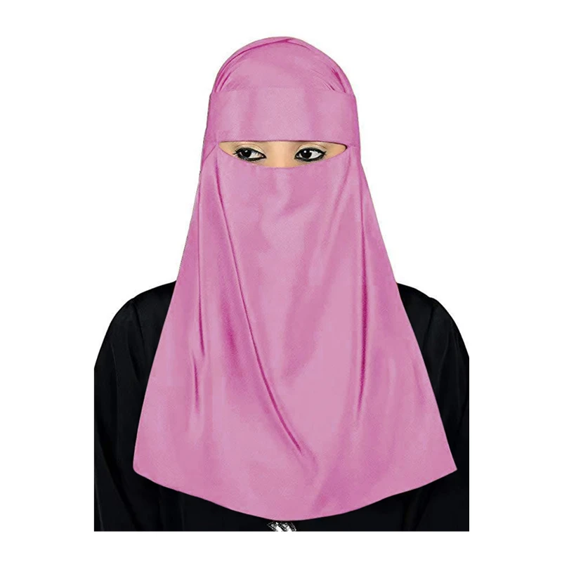 Hot sale Moussling veil  masked fashion  Muslim Hijab Long Scarf
