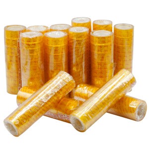 Hot sale Stationery clear golden adhesive office school stationery mini tape