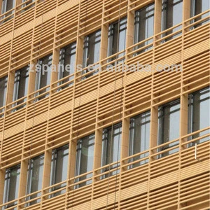 Hot sale terracotta louver curtain wall details dwg