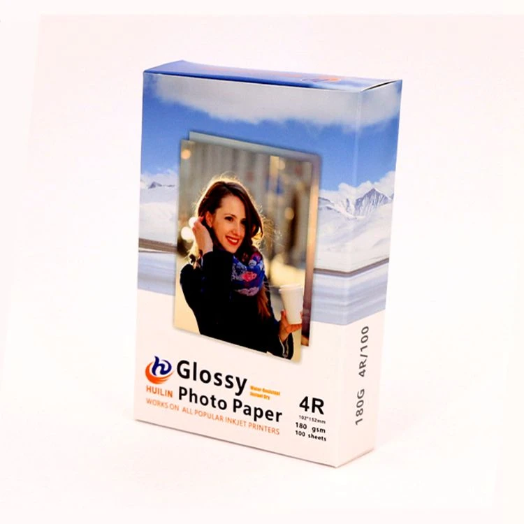 Hot Sale Water Resistant Fast Dry  Waterproof High Glossy Photo Paper 260G Color Inkjet Printing Paper  Photo Paper