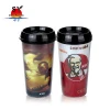 Hot sales 500ml SY615-3 advertising plastic promotional coffee cups drinkware for sale