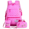 Hot Sell 3pcs Set Primary Student Girls Backpack School Bag