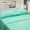 Hot sell 4 pcs microfiber cloth home textiles with bed sheet pillowcase