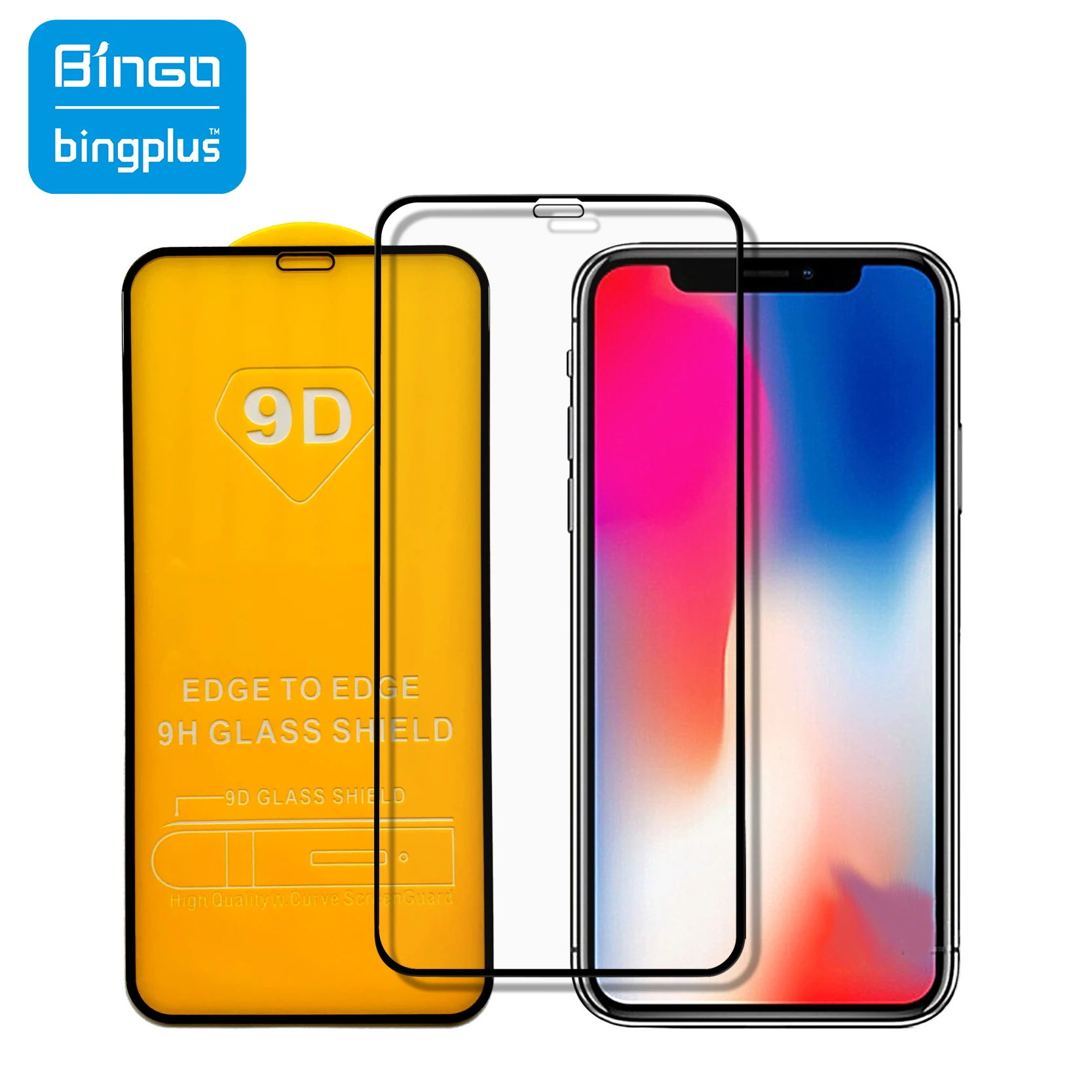 hot sell 9D silk print glass full glue anti scratch full screen glass screen protector shokproof screen glass for OPPO RENO 5 5G