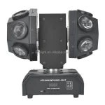Hot Sell Double Arms 12*10w Led Moving Head Light Dmx Double Heads Stage Party Lights For Show Dj Disco Bar