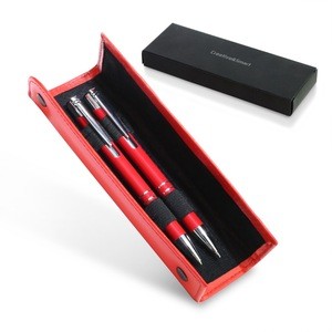Hot selling 0.7mm red luxury free sample metal automatic mechanical pencil