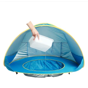 hot selling Baby Beach Tent with Pool and 50+UPF UV Protection Sun Shelter for Aged 0-3 pop up baby tent