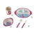 Import Hot Selling Bamboo Fiber Kids Dinner Plate Set from China