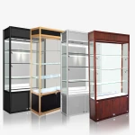 Hot Selling Solid Tempered Glass Jewelry Display Cabinet