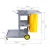 Hotel  Compact Cleaning Cart Housekeeping Trolleys With Disinfection-pail janitorial supplies