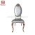 Hotel furniture rose gold chair stainless steel