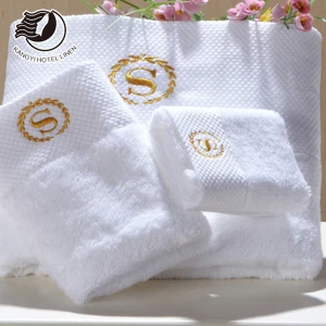 Hotel Towel 5 Star For Hotel White Luxury Hotel Towels With Customized Logo Service