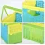 Import Household storage Multi-Function Collapsible Portable Folding Supermarket Fruit Vegetable Plastic Shopping Basket from China