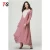 Import Hui Nationality Womens Ethnic Dress The New Loose Leisure Long Sleeve No belt Long Skirt from China