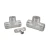 Import Hydraulic Parts Pipe Fittings Stainless Steel Male Tee from China