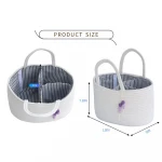 ICEBLUE HD Multiple Cotton Woven Rope Connection Baby Storage Baby Diaper Bag