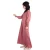 Import IHJ723 Muslim Dress Girls long sleeve solid color dress islamic clothing from China