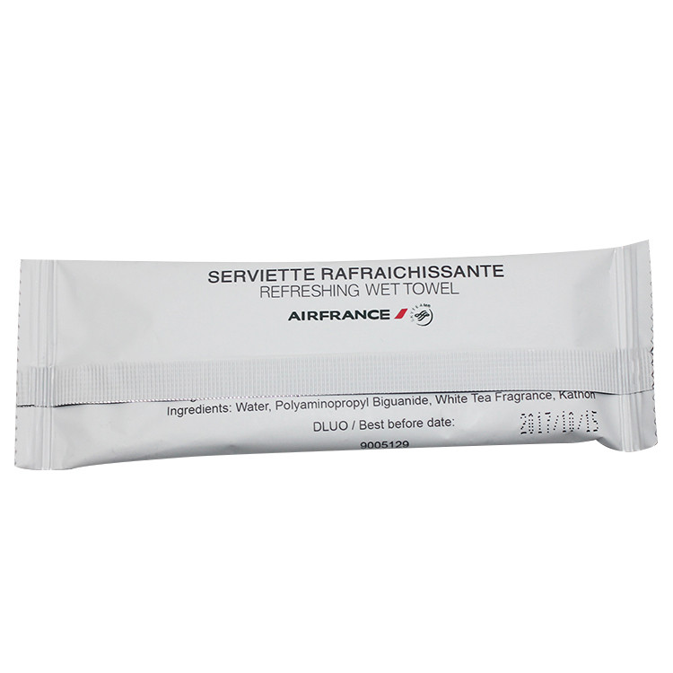 Buy Individually Wrapped Packing Easy Cleaning Plain Airplane Cleaning Airline Wet Towels/wipes