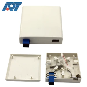 Indoor 86 type faceplate optical splitter protect ftth terminal box mini customized fiber optic distribution box