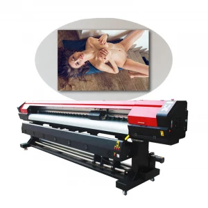 Industrial Dx5 Printhead Fast Speed 4 Color Lona Small Size Roll To Roll Heat Transfer Printing Machine