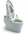Import Intelligent floor-stand wc ceramic Intelligent one piece remote control sensor water saving smart toilet from China