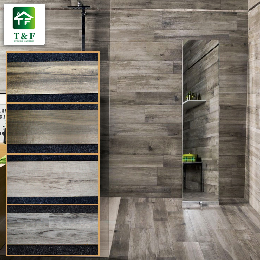 Buy Interior And Exterior House Design 15x90 Ceramic Tiles Wood Texture ...
