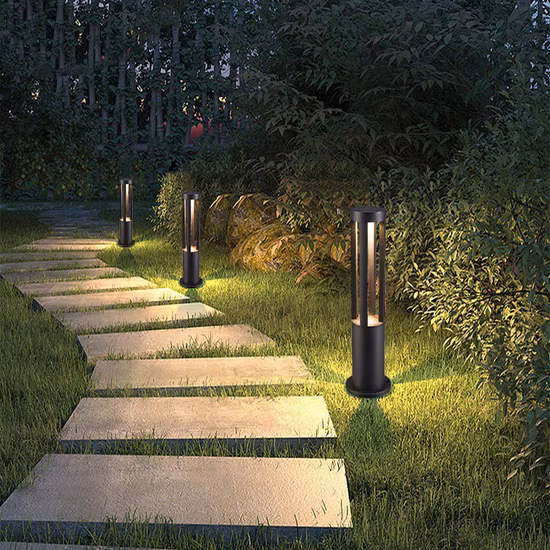 Import IP65 LED Solar Waterproof Landscape Aluminum Countyard Bollard Garden Lawn Light from China