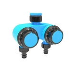 Irrigation System Garden Double Head 2 Hours Automatic Water Timer Controller  Mechanical Timer