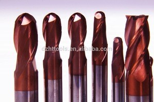 ISO standard high quality custom 4 flutes solid carbide end mills