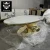 Import Italy Minimalist Fashion Office Oval Natural Marble Top Special Shaped Coffee Table Luxury Center Table from China